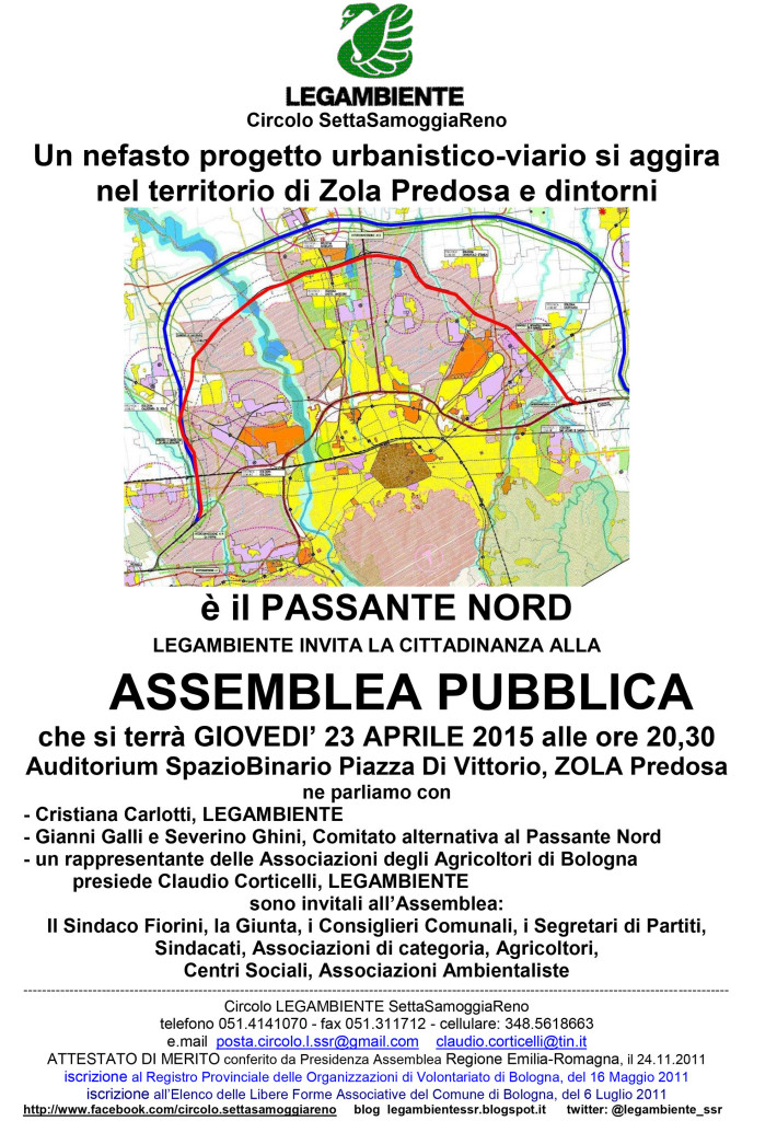 Passante Nord - incontro a Zola Predosa